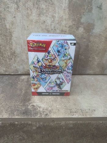 Bundle de boosters Pokémon evolutions prismatique EV8.5