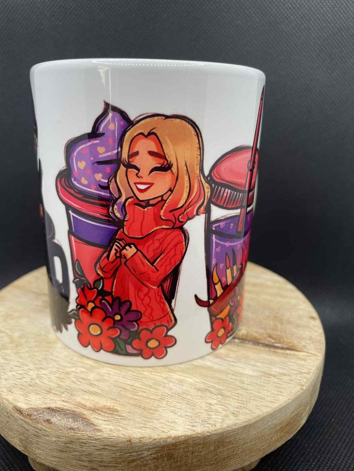 🖤 Mug Mercredi Addams – Automne Gothique & Cosy - photo numéro 3