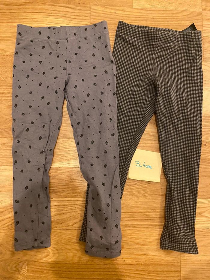 Lot legging 3-4 ans