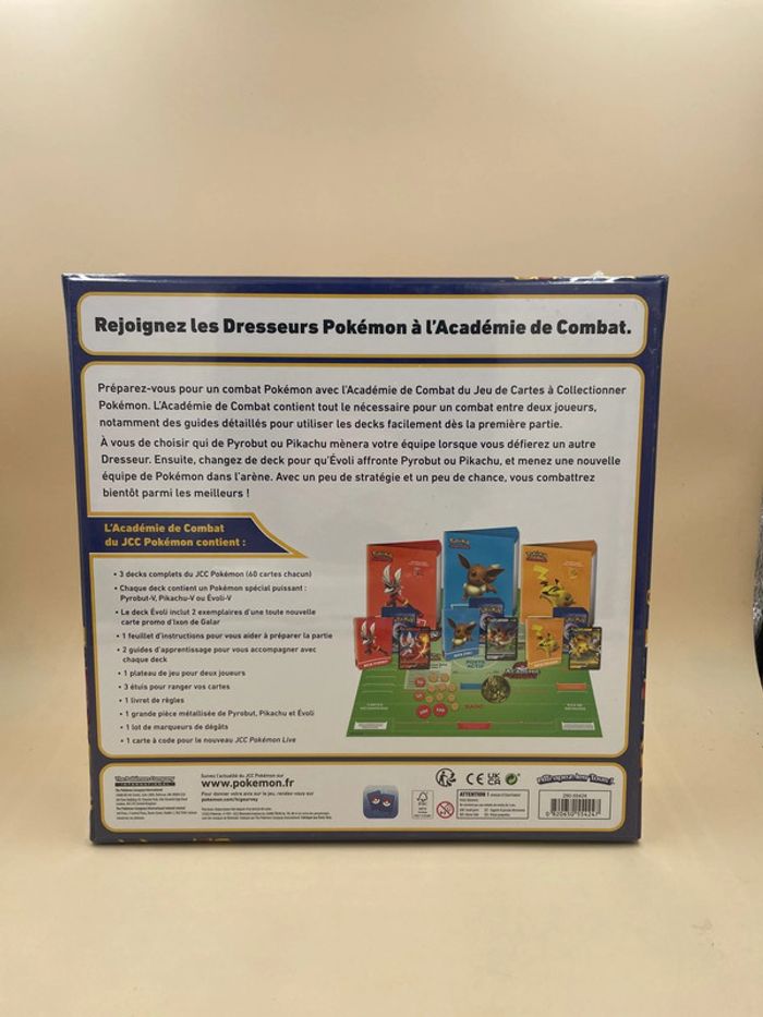 Académie de combat Pokémon cartes à jouer et à collectionner neuf - photo numéro 2