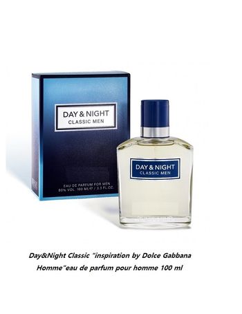 Day&Night Classic "inspi D&G Homme"eau de parfum pour homme 100 ml