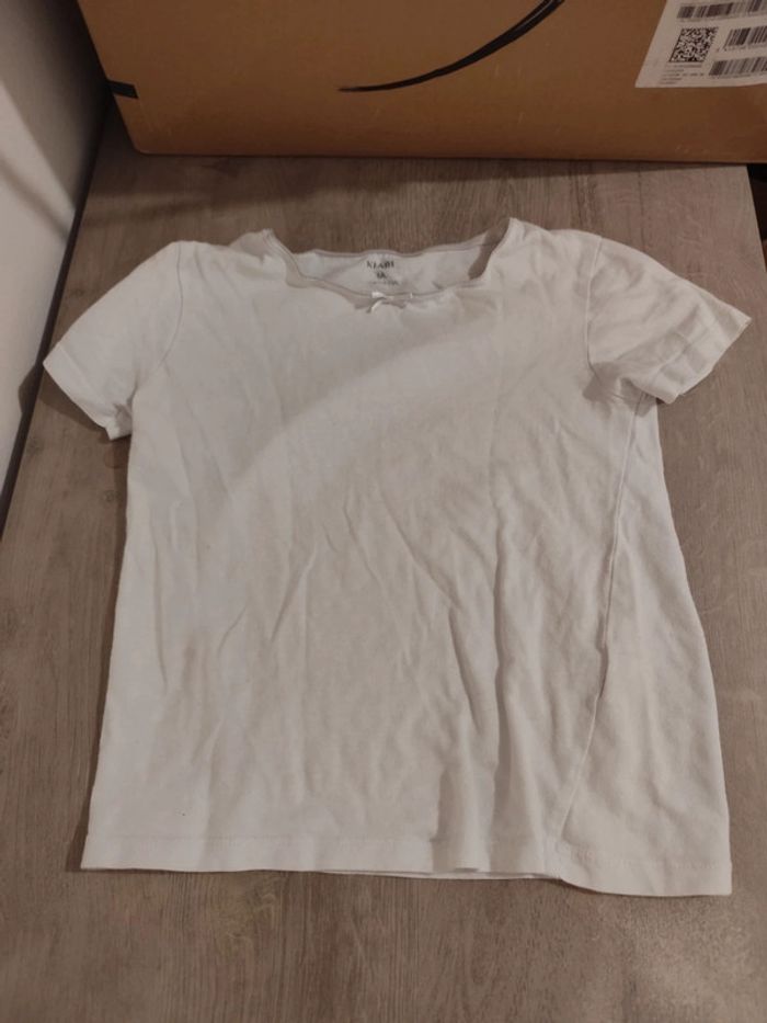 Lot de tee shirt débardeur blanc fille - photo numéro 4