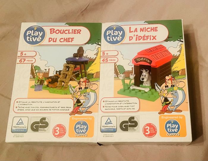 NEUF - 2 boites de lego playtive Astérix