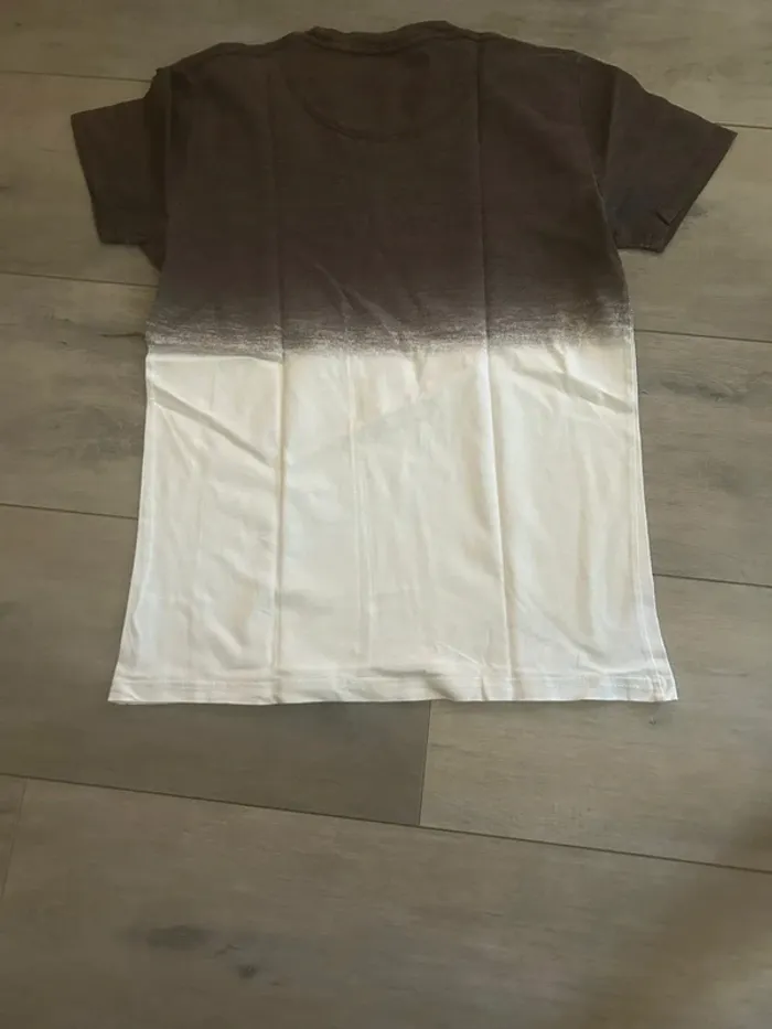 Tee-shirt Hollister xxs blanc et noir - photo numéro 2