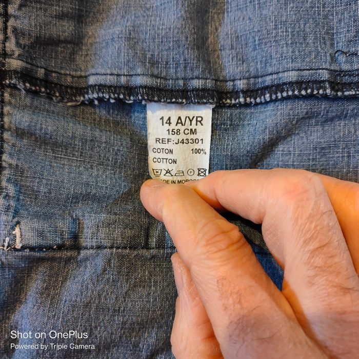 Veste en jean Absorba taille 14 ans - photo numéro 2