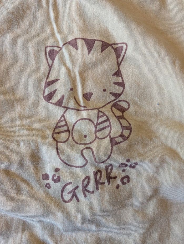 Pyjama coton léger chat tigre mixte - photo numéro 4