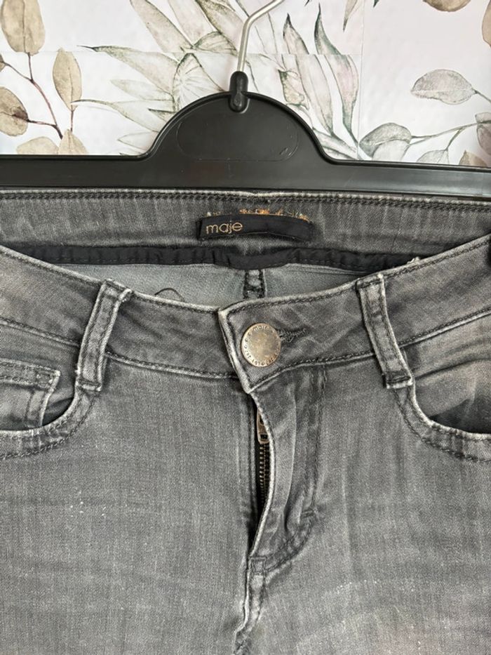 Jean skinny gris Maje - photo numéro 2