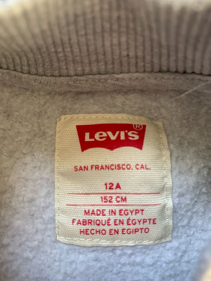 Sweat gris Levi ´s 12 ans - photo numéro 3