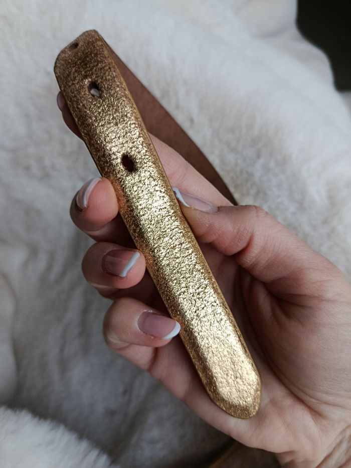 Magnifique ceinture doré icode 75cm - photo numéro 5