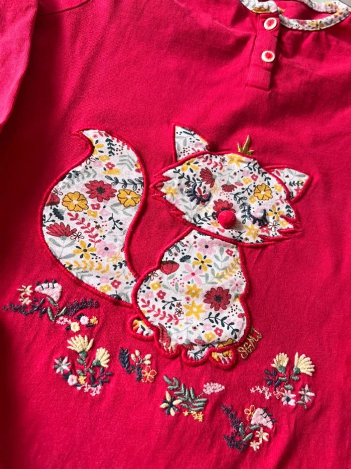 Robe de nuit sergent major 6 ans rouge - photo numéro 2