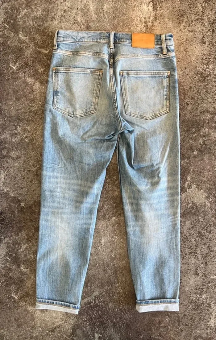 Jean troué femme Zara taille S Pantalón vaquero roto mujer strappati donna Zerrissene Damenjeans - photo numéro 3