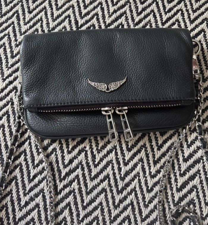 Pochette rock nano cuir zadig&voltaire - photo numéro 2