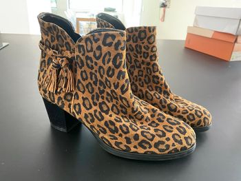 bottines léopard