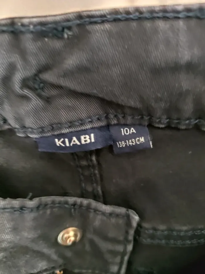 👖 Pantalon bleu marine garçon – Taille 10 ans – Regular 👖 - photo numéro 4