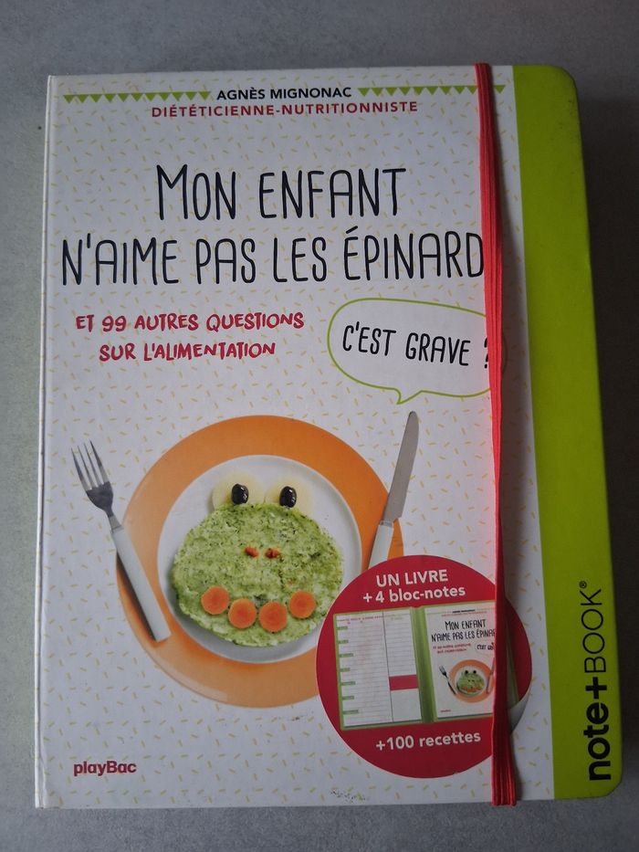 Livre mon enfant n'aime pas les épinard