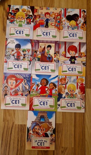 Lot de 10 livres je suis en ce1