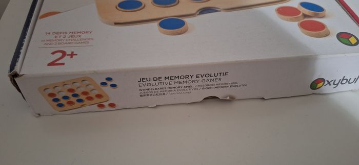 Jeu de memory évolutif en bois - photo numéro 2
