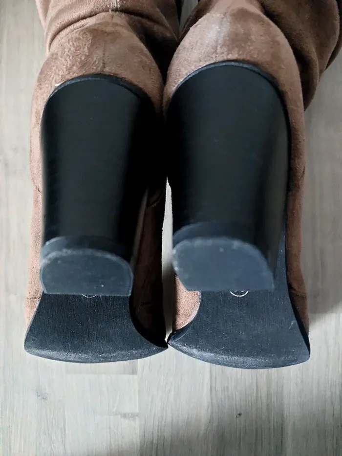 Bottes nubuck marron - neuves 👢 - photo numéro 5