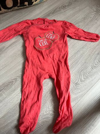 Pyjama bébé fille 1 pièce 18 mois