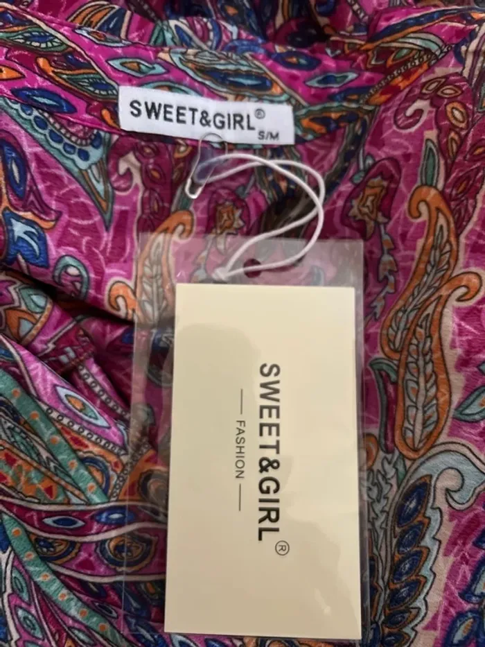 SOLDE Robe bohème taille S/M - sweet girl - neuf - photo numéro 6