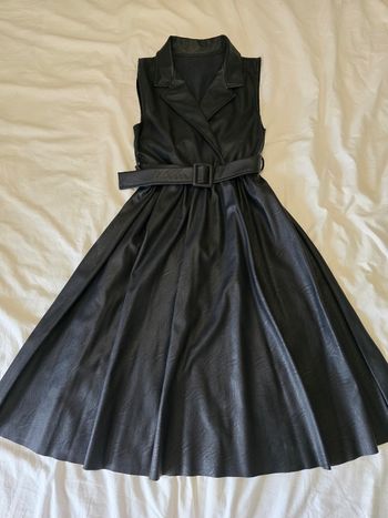 Robe simili-cuir