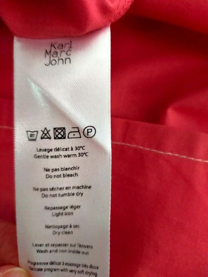 Blouse rose col lavallière – Karl Marc John (XS/S) - photo numéro 15