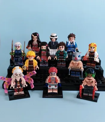 Demon slayer - lot de 12 mini figurines au format Lego