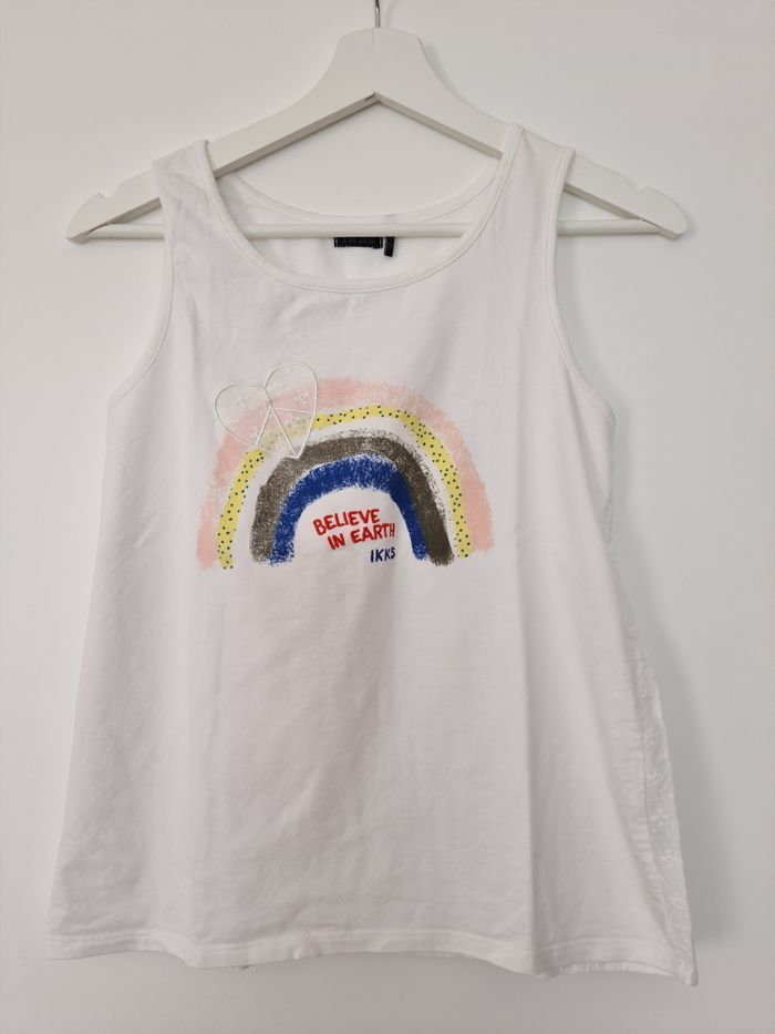 Débardeur fille blanc 14 ans IKKS