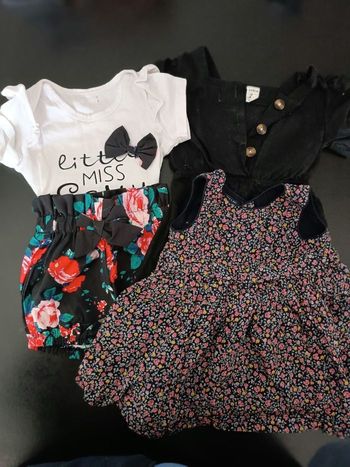 Lot vêtements été fille 6 mois