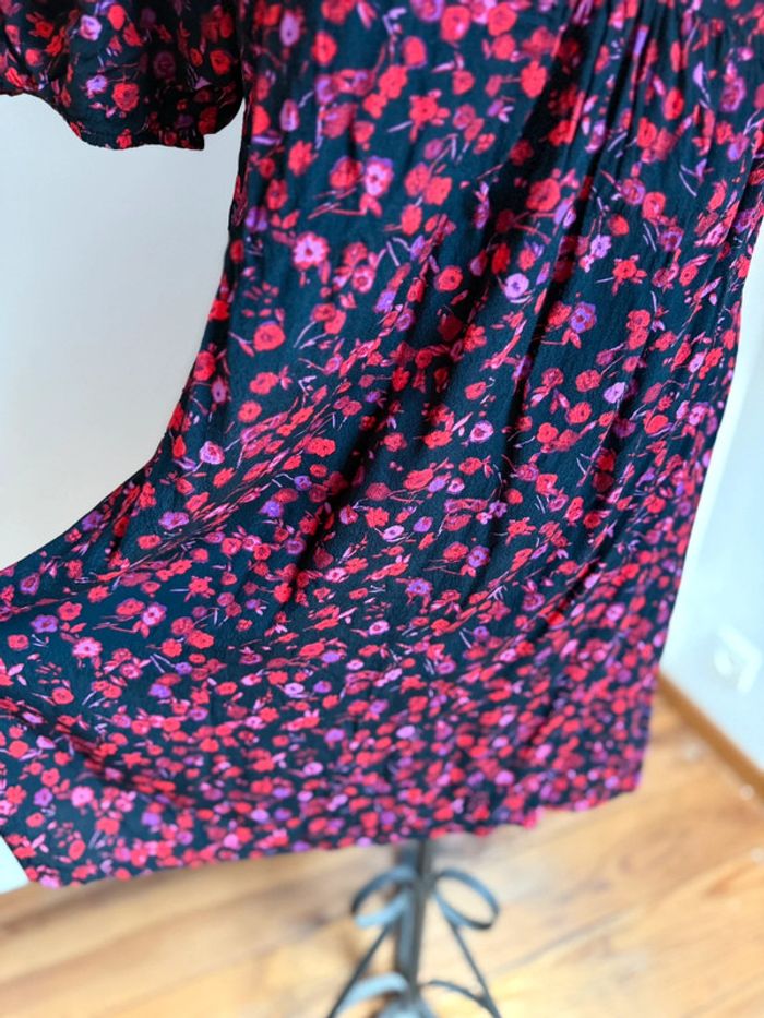 Superbe robe fluide fleurie en viscose neuve Promod 🌸 44 - photo numéro 4