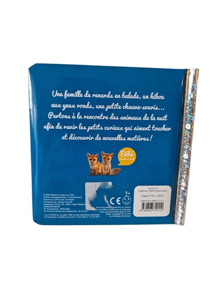 Livre Bébé " Les animaux de la nuit" Neuf - photo numéro 2