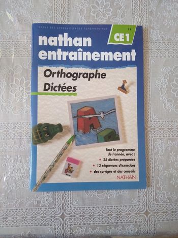 Fichier Nathan entraînement - Orthographe Dictées
