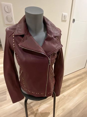 Veste cuir I.code