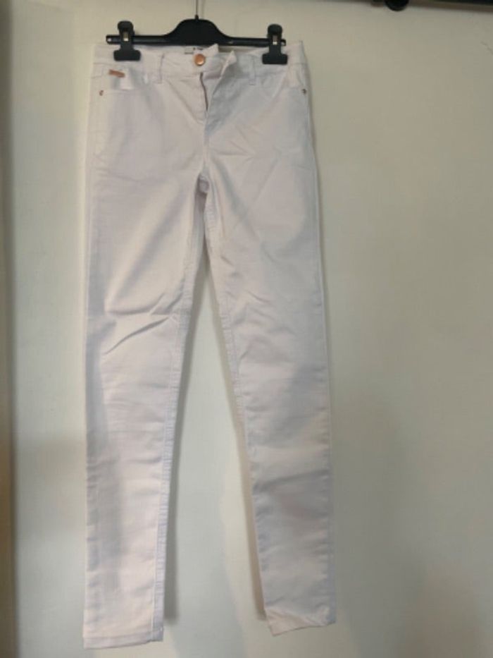 Pantalon slim blanc