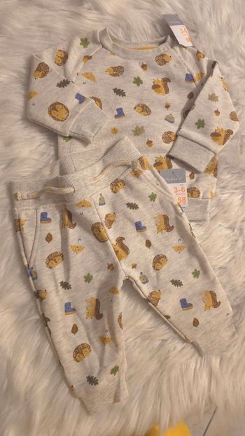 NEUFS (non portés) 🏷💙😍 superbe  ensemble molleton 6mois garçon 😍💙🏷