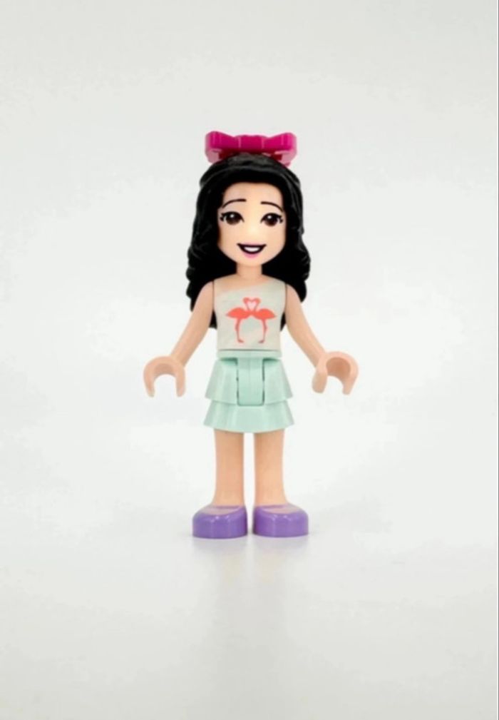 Lego Figurines Friends : Emma, noeud rose 🎀 dans les cheveux
