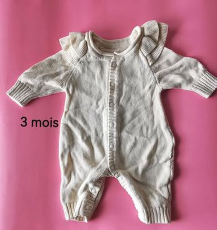 Lot de 3 bodies bébé fille - photo numéro 2