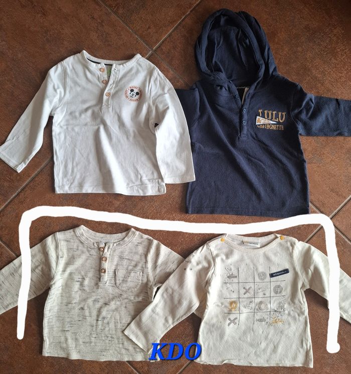 Lot tee-shirts manche longue 2ans - photo numéro 4