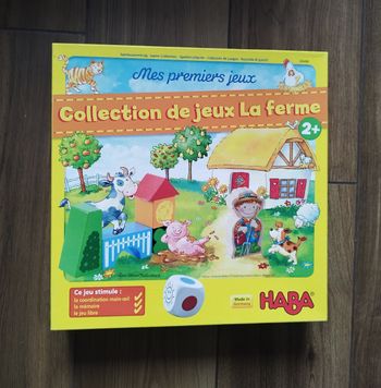 Jeu de société Haba jeux de la ferme comme neuf jamais servi 