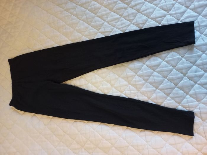 Legging long de couleur noire - fille 10 ans - Vertbaudet