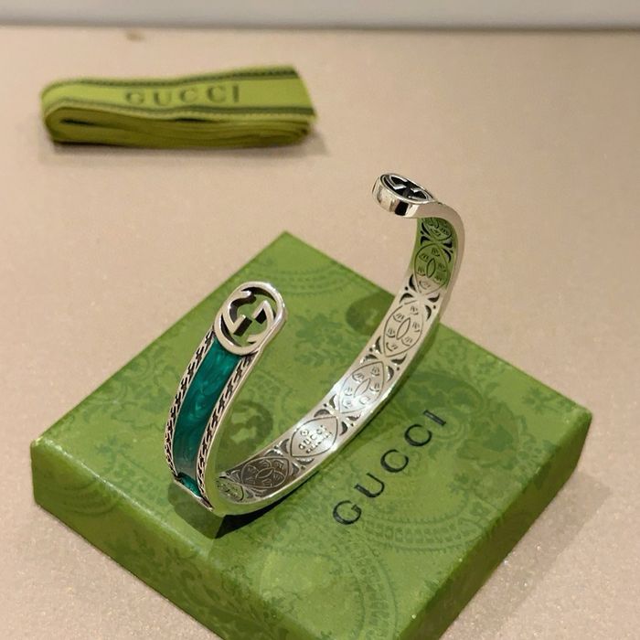 Bracelet Gucci en émail vert - photo numéro 4