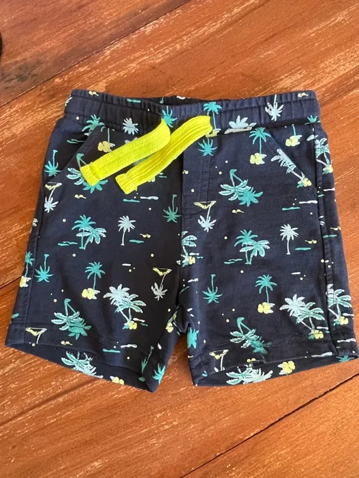 Short bleu Z grain de blé 18 mois