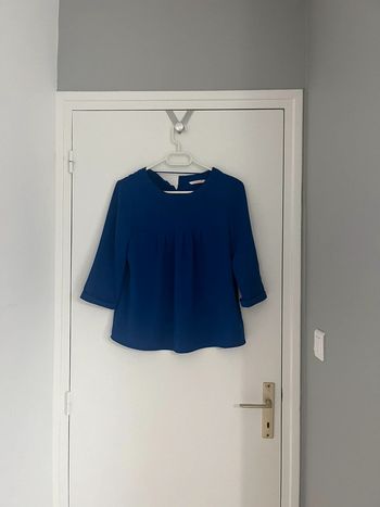 Blouse bleue