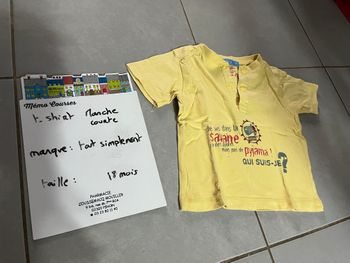 T shirt garçon 18 mois