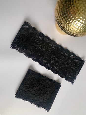 Bandeau en dentelle noir