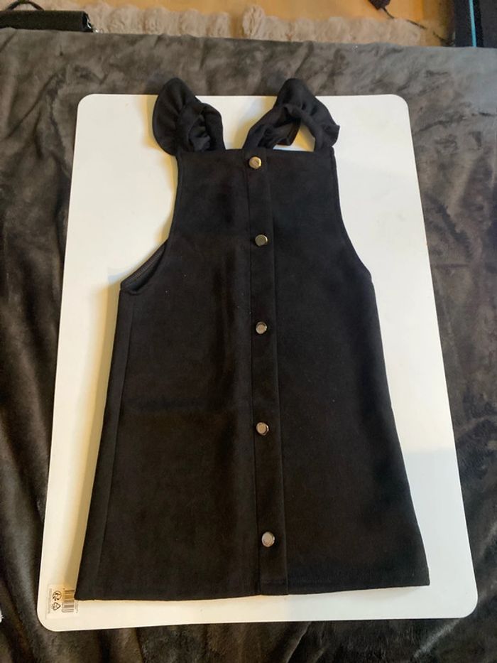 robe en velours, noir pour enfants, filles, hiver