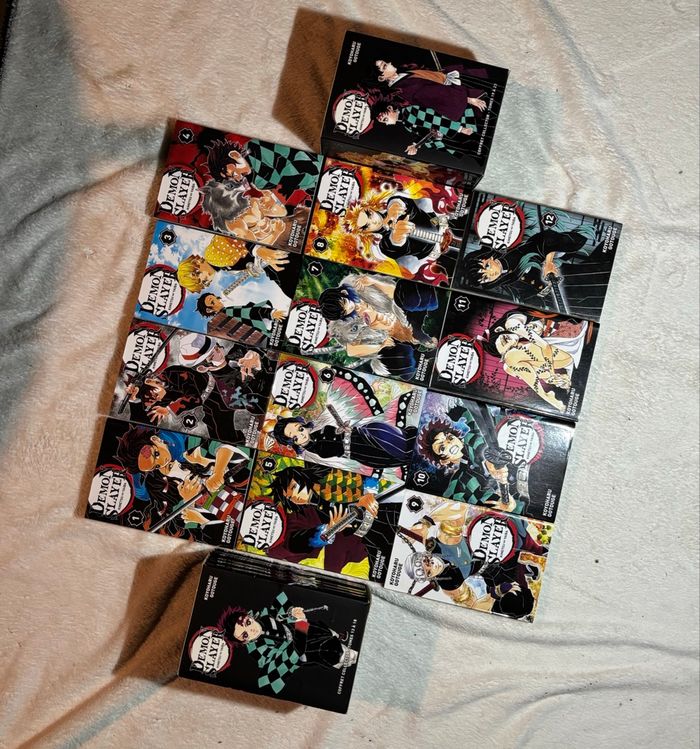 👹 Intégrale Manga Demon Slayer (Tomes 1 à 23) + 2 Coffrets Collector