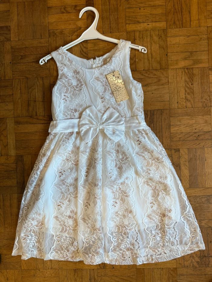 Robe écrue a dentelle - photo numéro 6