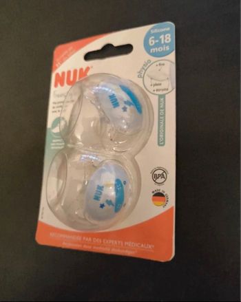 Tétine sucette NUK 6-18mois