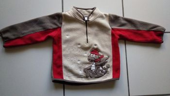 Pull polaire col zippé